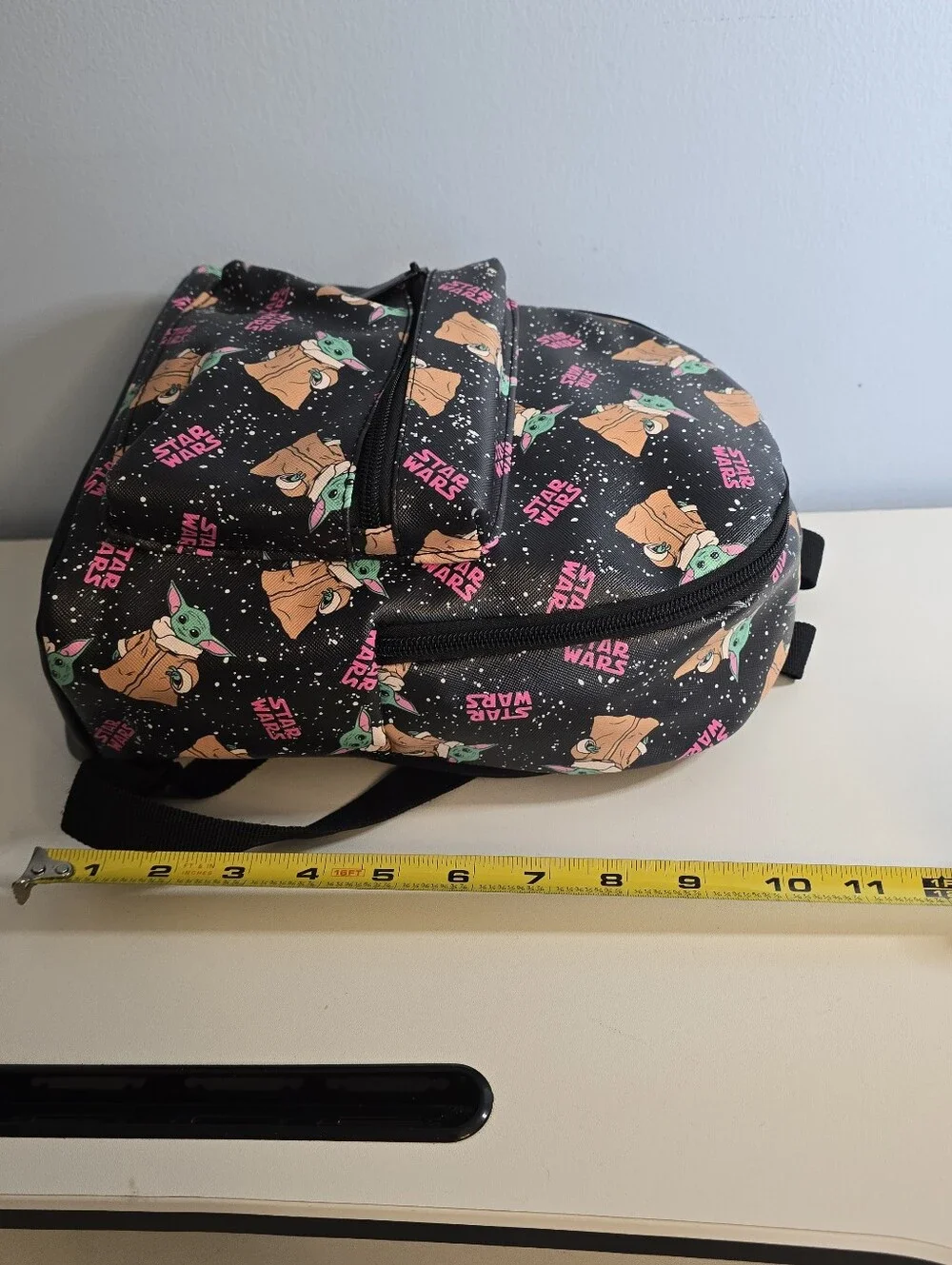 Grogu Baby Yoda Star Wars Bioworld Small Backpack Black